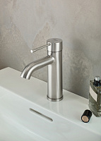 Grohe Essence New Смеситель для раковины, без д/к, длина излива 11,6 см, цвет: матовый никель 23590EN1