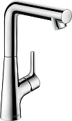 Hansgrohe Talis S Смеситель для раковины, с донным клапаном, цвет: хром 72105000