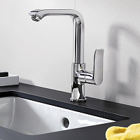 Hansgrohe Metris Смеситель для раковины, без донного клапана, цвет: хром 31081000