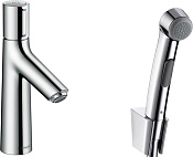 Hansgrohe Talis Select S Смеситель для раковины с гигиеническим душем, с донным клапаном, цвет: хром 72291000