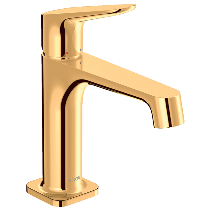 Axor Citterio M Смеситель для раковины однорычажный без донного клап., цвет: полированное золото 34017990