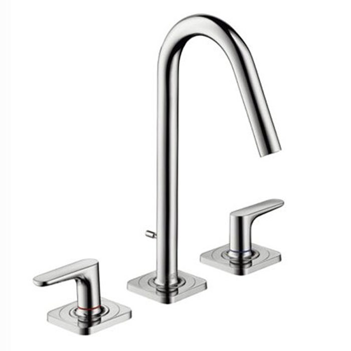 Axor Citterio M Смеситель для раковины двухвентильный на 3 отверстия с донным клапаном, цвет: хром 34133000