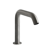 Gessi 316 Intreccio Смеситель для раковины, выс излива 15 cм, цвет Steel Brushed 54181#239