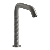 Gessi 316 Intreccio Смеситель для раковины, выс излива 23 cм, цвет Steel Brushed 54180#239