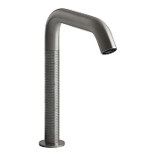 Gessi 316 Meccanica Смеситель для раковины, выс излива 23 cм, цвет Steel Brushed 54280#239