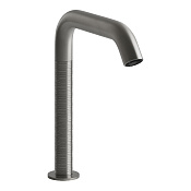 Gessi 316 Trame Смеситель для раковины, высота излива 23 cм, цвет Steel Brushed 54380#239