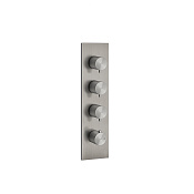 Gessi 316 Bath-Shower Термостат для ванны встраиваемый, 3 потребителя, цвет: steel brushed 54516#239