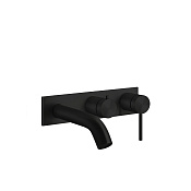 Gessi 316 Bath-Shower Смеситель для ванны встраиваемый, 2 потребителя, цвет: matte black 54136#299