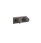 Gessi 316 Bath-Shower Термостат для душа встраиваемый 1 потребитель, цвет: black metal brushed PVD 54032#707