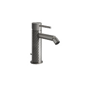 Gessi 316 Intreccio Смеситель для биде, однорычажный, с донным клапаном, цвет: steel brushed 54107#239