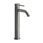 Gessi 316 Cesello Смеситель для раковины на 1 отв., излив 12,3 cм, цвет: steel brushed 54409#239