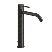 Gessi 316 Trame Смеситель для раковины на 1 отверстие, цвет: brushed black metal pvd 54303#707