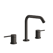 Gessi 316 Flessa Смеситель для раковины на 3 отв., 20,1h cм, цвет: brushed black metal pvd 54012#707