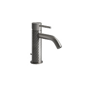 Gessi 316 Intreccio Смеситель для раковины, излив 12,3 cм, цвет: steel brushed 54101#239