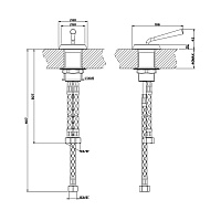 Gessi Cono Смеситель удаленного управления, цвет: Black XL 45010#299