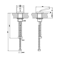 Gessi Cono Смеситель удаленного управления, цвет: хром 45010#031
