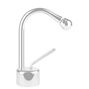 Gessi Goccia Смеситель для биде, однорычажный, без донного клапана, цвет: matte white 33607#279