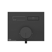 Gessi Hi-Fi Смеситель для душа встраиваемый, запорный вентиль, цвет: black metal brushed PVD 63061#707