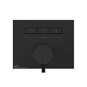 Gessi Hi-Fi Смеситель для душа встраиваемый, 3 потребителя, цвет: black metal brushed PVD 63081#707