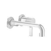 Gessi Inciso Встраиваемый смеситель для раковины с изливом 21,9-18,9 cм, цвет хром 58088#031