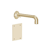 Gessi Inciso Смеситель для раковины встраиваемый, излив 21,5 cм, цвет Gold PVD 58105#246