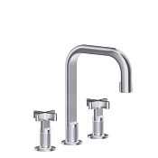 Gessi Inciso Смеситель для раковины на 3 отверстия излив 16 cм, h24 cм, цвет finox 58113#149