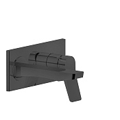 Gessi Rilievo Встраиваемый смеситель для раковины с изливом 17,5 cм, цвет nero XL 59092#299