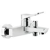 Gessi Rilievo Смеситель для ванны на 2 потребителя, излив 15,3 см, цвет: chrome 59013#031