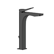 Gessi Rilievo Смеситель для раковины на 1 отв., излив 15,9 cм, цвет nero XL 59009#299