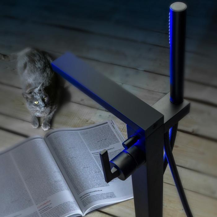 Bongio Myamix Смеситель для ванны, напольный, цвет: черный матовый 46534NE0DEU