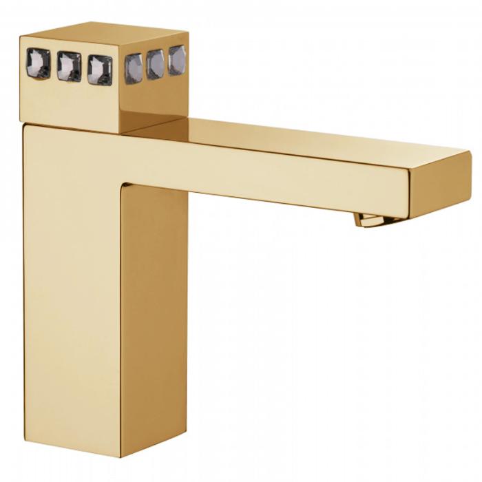 Bongio Pure Glam Смеситель для раковины, цвет золото/Swarovski прозрачные 3P521OR01