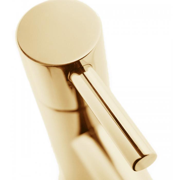 Bongio T Mix Смеситель для раковины, излив 13,6 см, цвет золото 32521ORPR