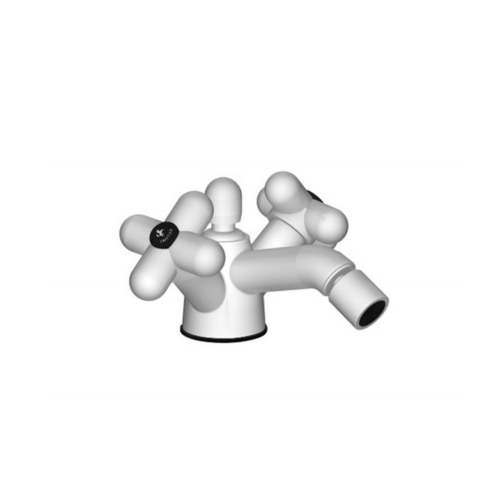 Fantini I Balocchi Смеситель для биде, 1 отв., с донным клапаном, цвет белый матовый 60 29 0562F