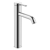 Duravit C.1 Смеситель для раковины на 1 отв. высокий h26,2 cм, излив 13,6 cм, цвет хром C11030002010