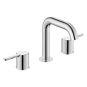 Duravit C.1 Смеситель для раковины на 3 отв., излив 14 cм, цвет: хром C11060003010