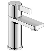 Duravit D-Neo Смеситель для раковины на 1 отв., h15,1 cм, излив 9,4 cм, цвет хром DE1010002010