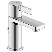 Duravit D-Neo Смеситель для раковины на 1 отв., h15,1 cм, излив 9,4 cм, цвет хром DE1010001010