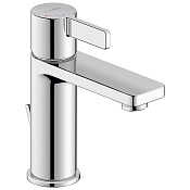 Duravit D-Neo Смеситель для раковины на 1 отв., h16,5 cм, EcoStart, цвет: хром DE1021001010