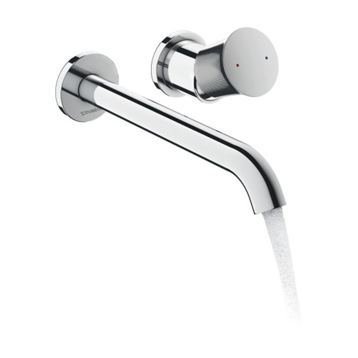 Duravit White Tulip Смеситель для раковины, встраиваемый, излив 22,5 cм, цвет хром WT1070004010