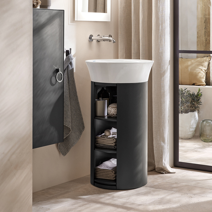 Duravit White Tulip Смеситель для раковины, встраиваемый, излив 22,5 cм, цвет хром WT1070004010