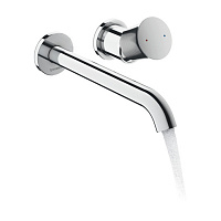 Duravit White Tulip Смеситель для раковины, встраиваемый, излив 22,5 cм, цвет хром WT1070004010
