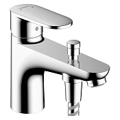 Hansgrohe Vernis Blend Смеситель на борт ванны однорычажный Monotrou, 2 режима расхода, цвет: хром 71446000