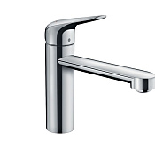 Hansgrohe Focus M42 Смеситель для кухонной мойки однорычажный 120 1jet, цвет: хром 71806000