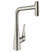 Hansgrohe Metris Select M71 Смеситель для кух. мойки однорыч. 320, с выдв. изл. цвет: нержав. сталь 73816800