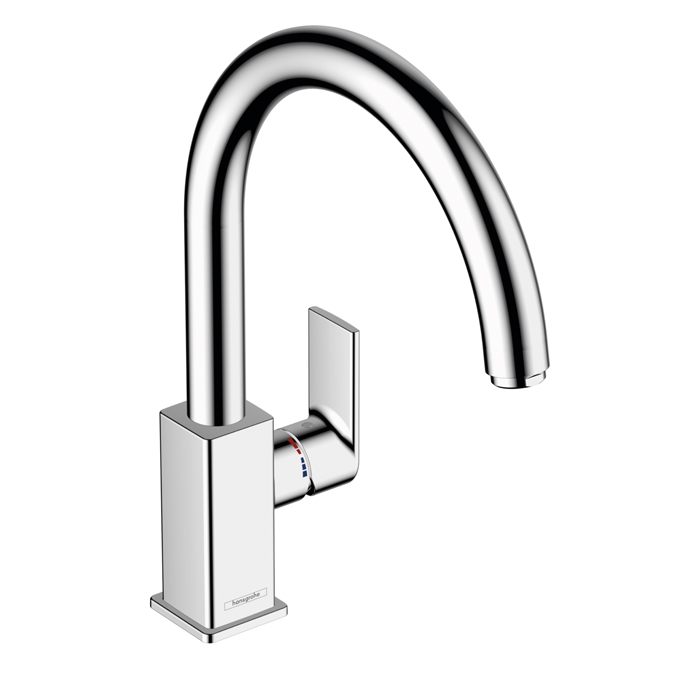 Hansgrohe Vernis Shape M35 Смеситель для кухонной мойки 260 однорычажный, цвет: хром 71871000