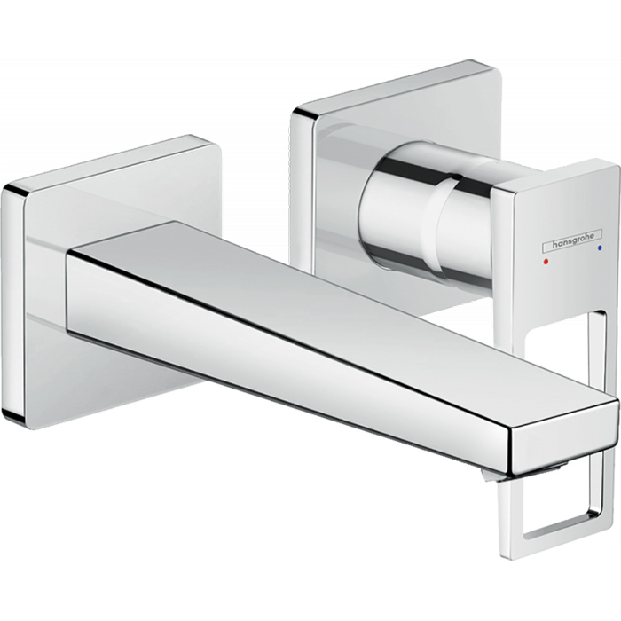Hansgrohe Metropol Смеситель для раковины встраиваемый однорычажный с рукояткой-петлей, цвет: хром 74525000