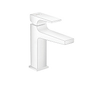 Hansgrohe Metropol Смеситель для раковины однорычажный, с донным клапаном, цвет: матовый белый 32507700