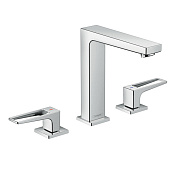 Hansgrohe Metropol Смеситель для раковины на 3 отверстия двухвентильный, цвет: хром 74515000