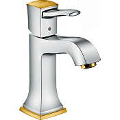 Hansgrohe Metropol Classic Смеситель для раковины однорычажный, цвет: хром/золото 31300090