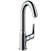 Hansgrohe Novus Смеситель для раковины, с донным клапаном, цвет: хром 71126000